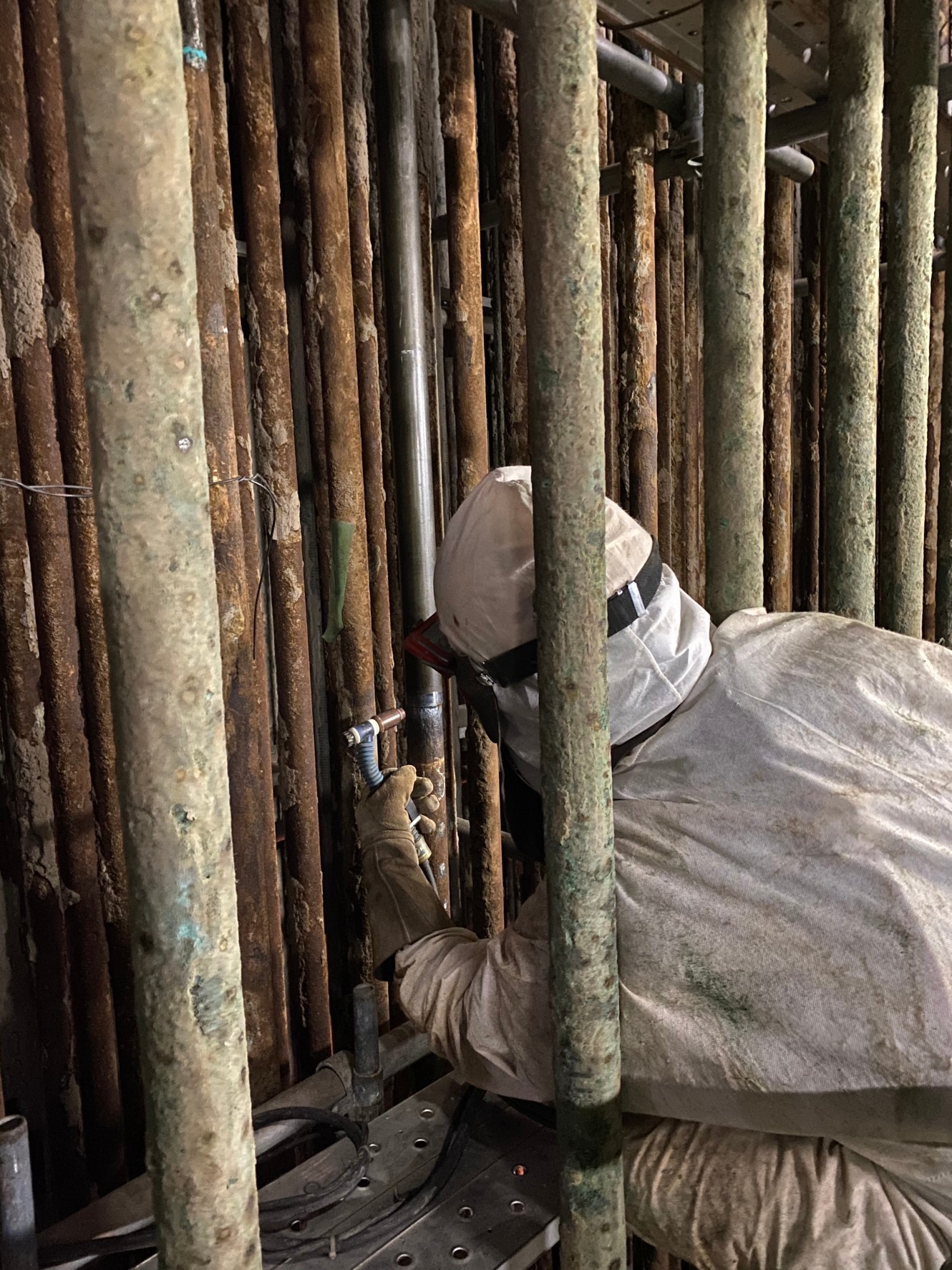 溶接工事　配管工事